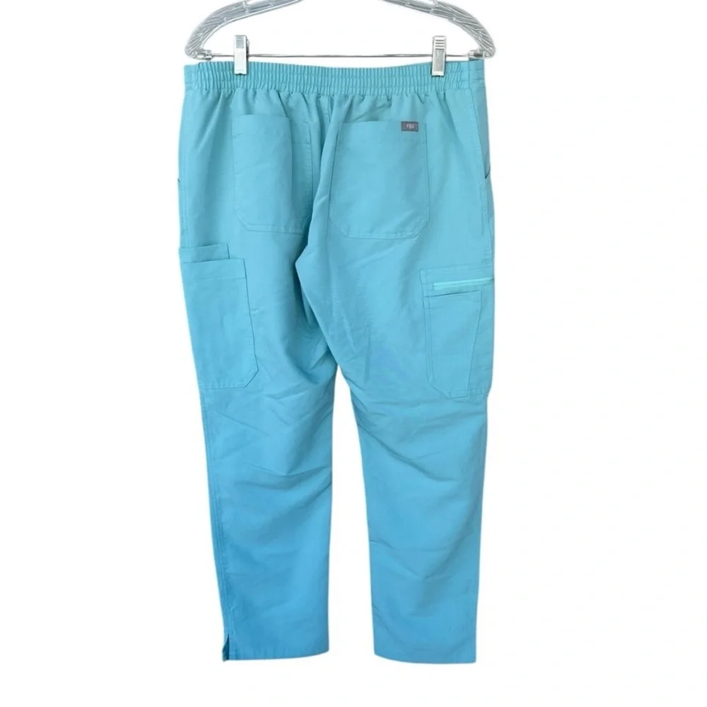 FIGS Women’s Scrub Pants - Size Medium Petite - Light Blue